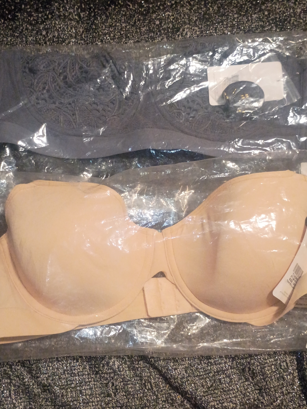 2 Brand New W/Tags & Packaging Lively Strapless Bras